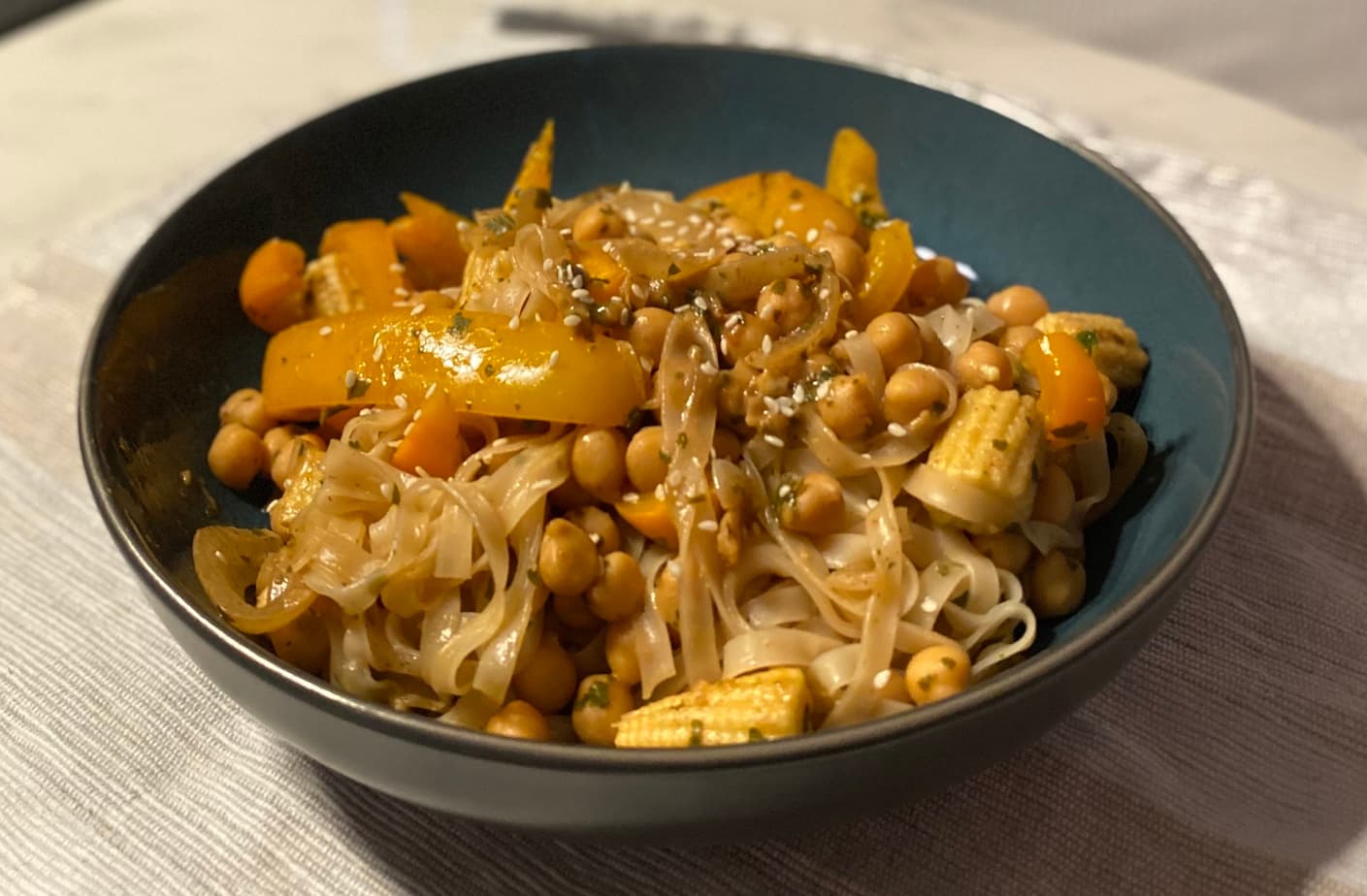 Chickpea stir fry