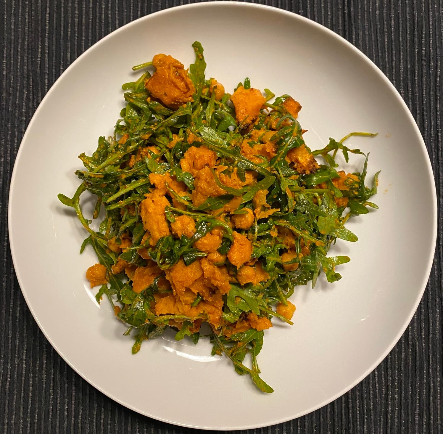 Harissa sweet potato salad