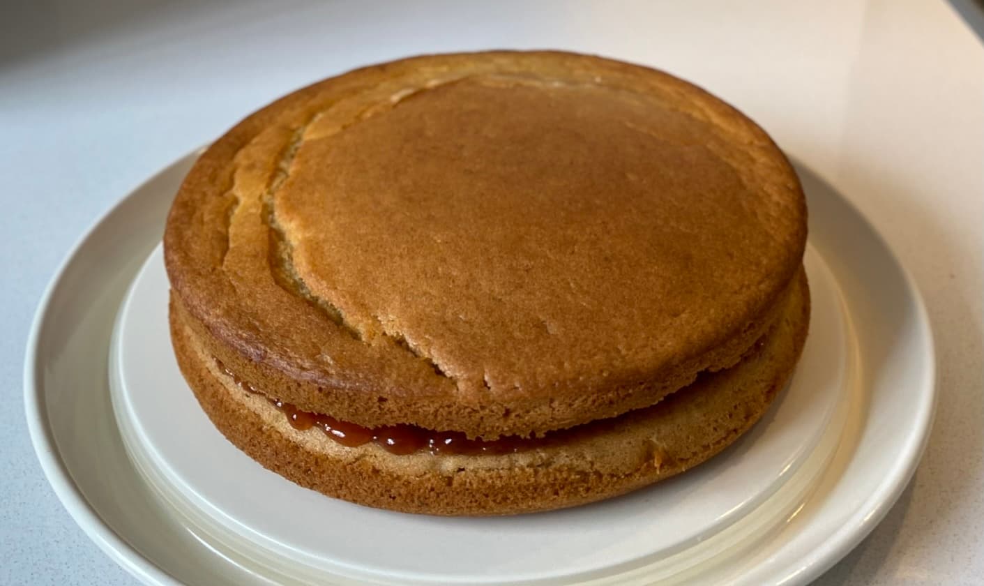 Simple vanilla cake
