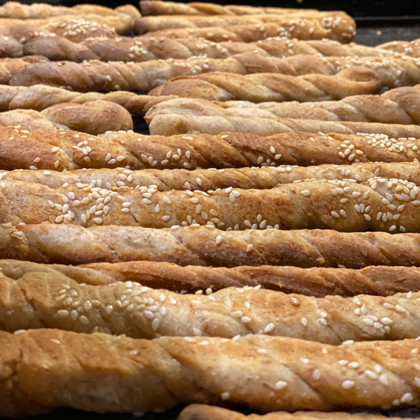 Sourdough grissini
