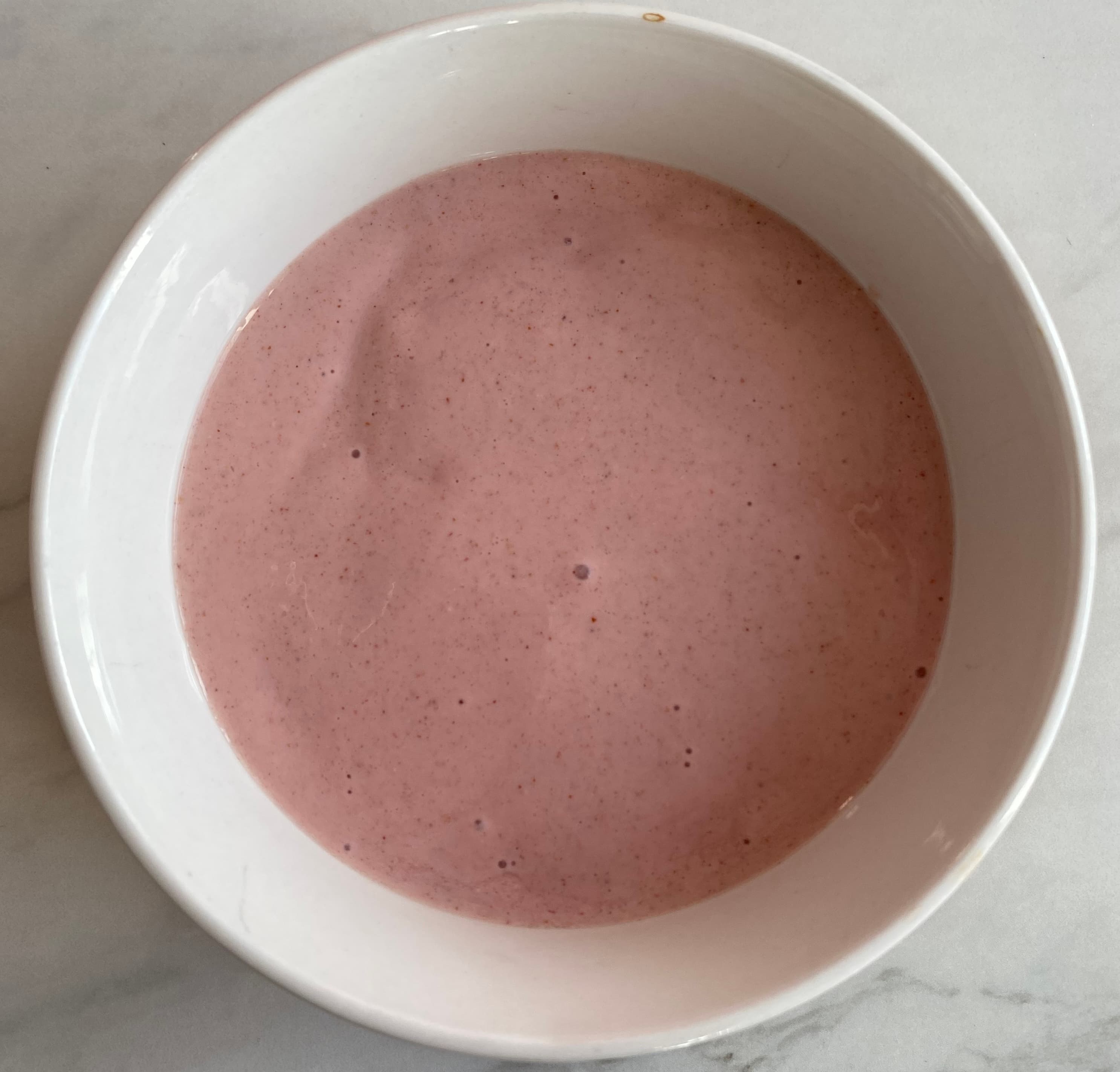 Strawberry and banana smoothie