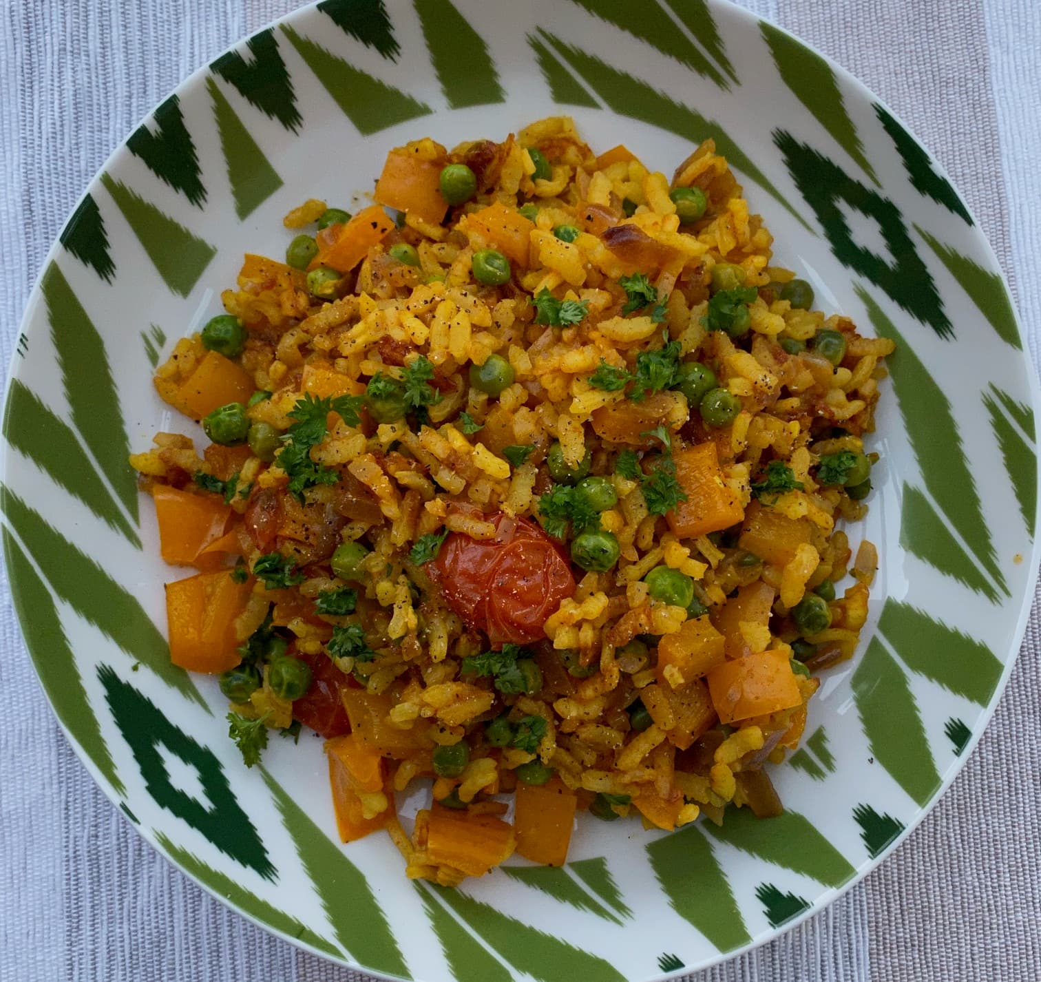 Veggie paella