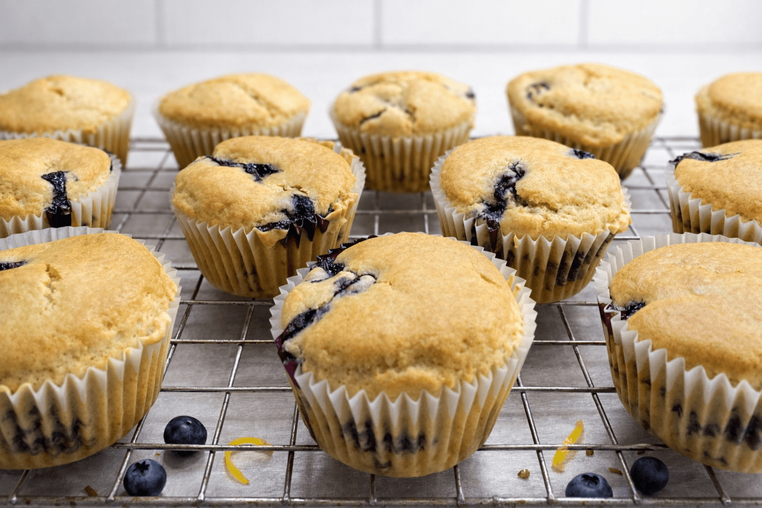 Blueberry muffins