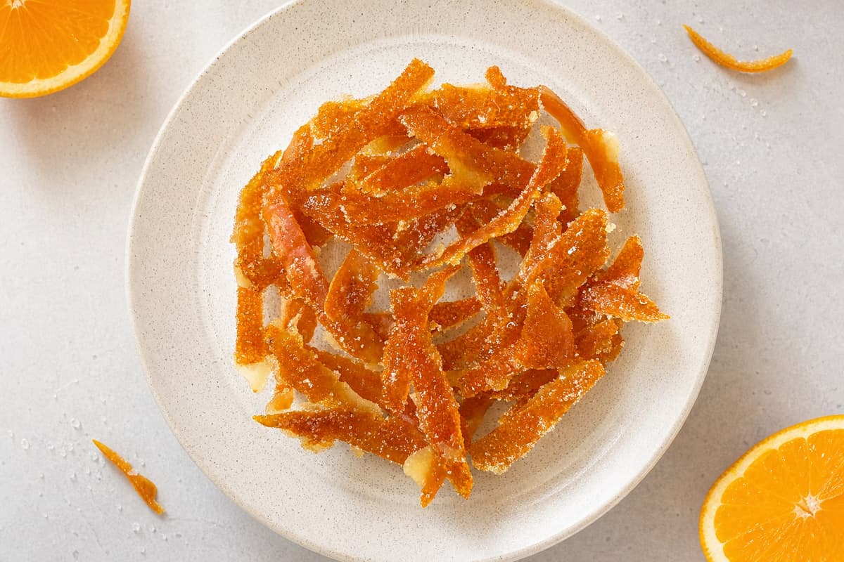 Candied orange peel