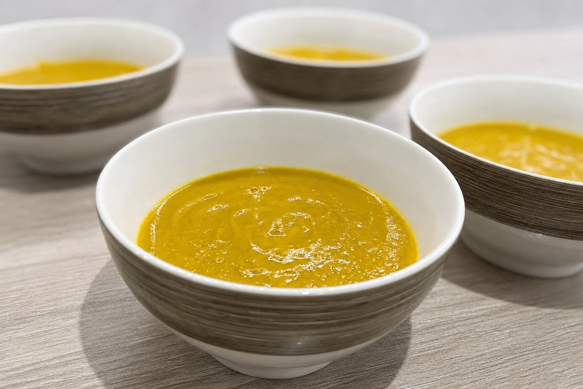 Carrot and coriander soup