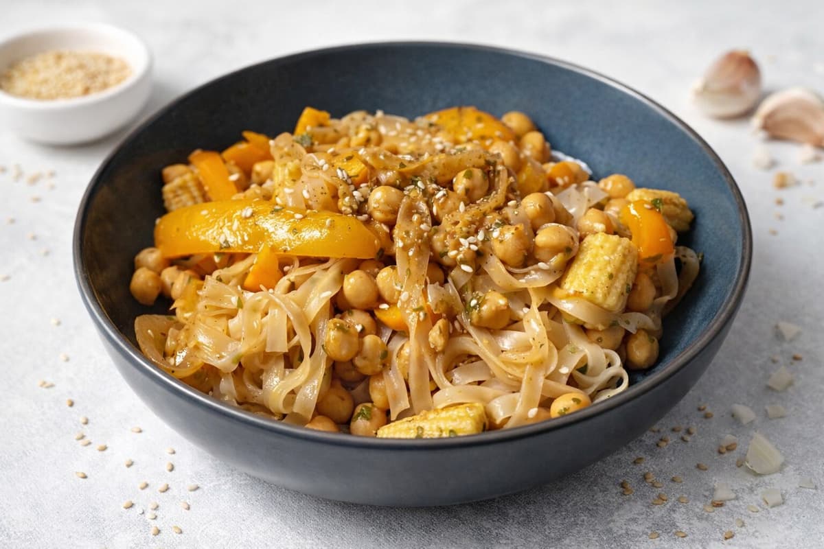 Chickpea stir fry