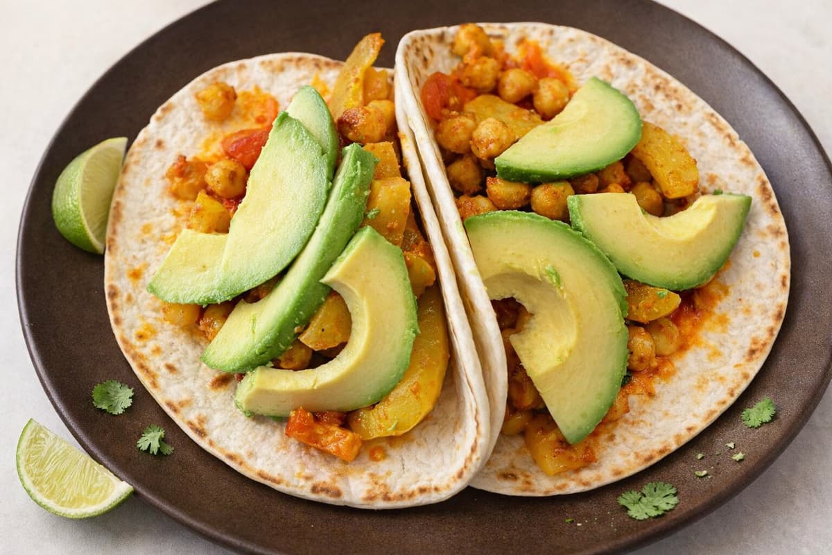 Chickpea tacos