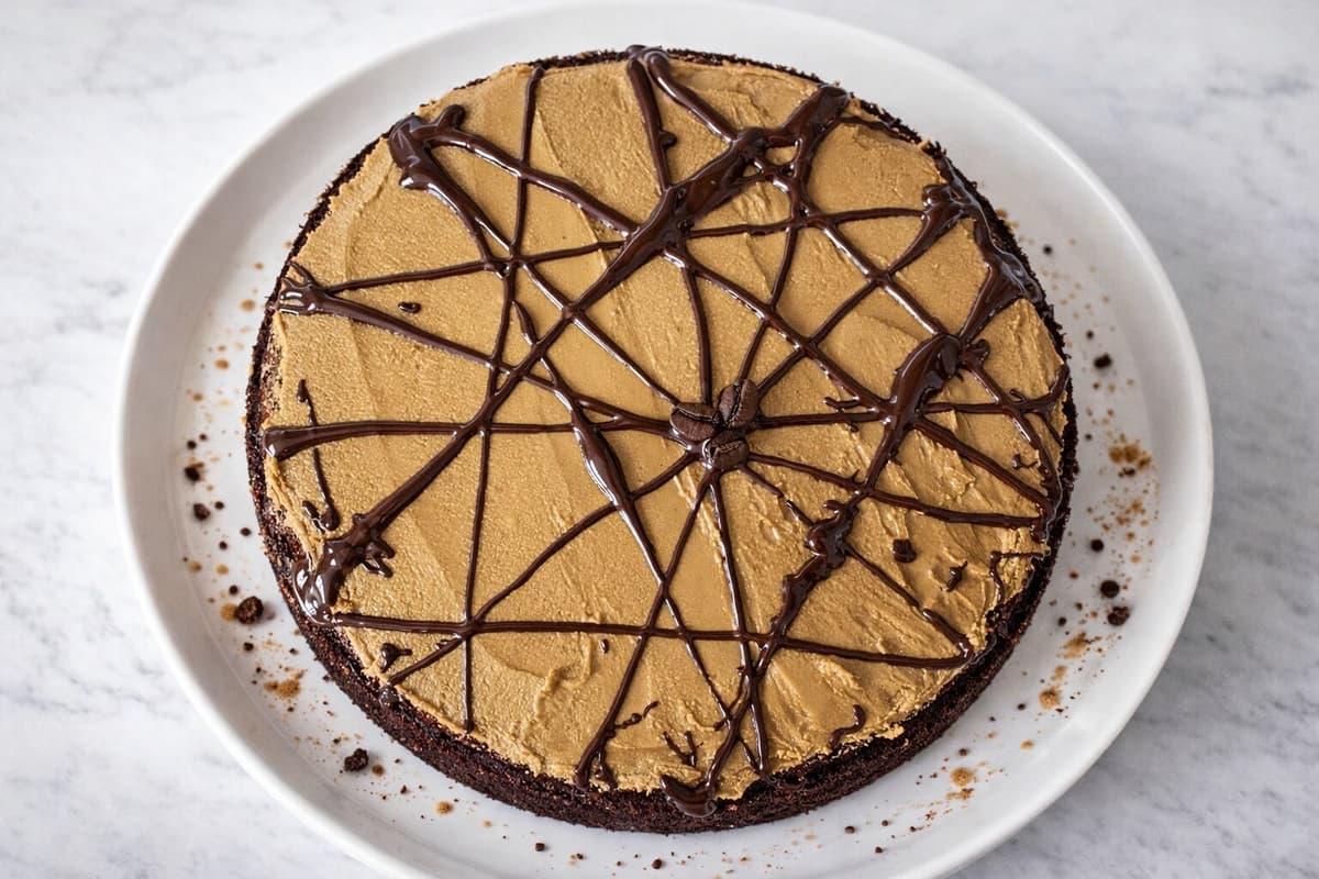 Chocolate coffee cake