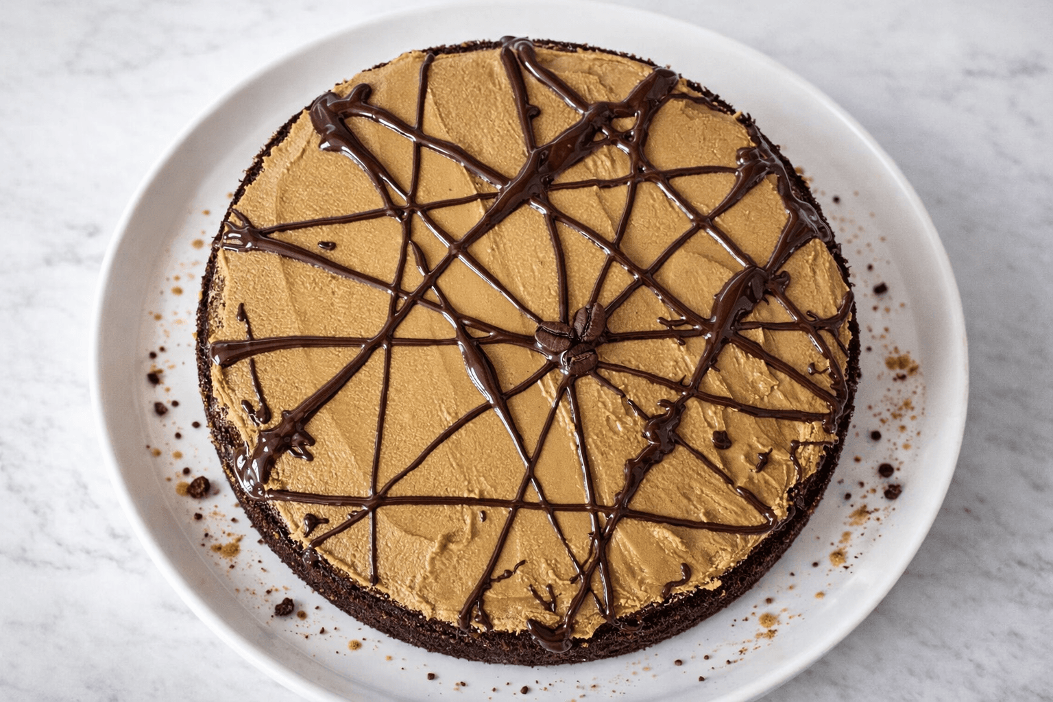 Chocolate coffee cake