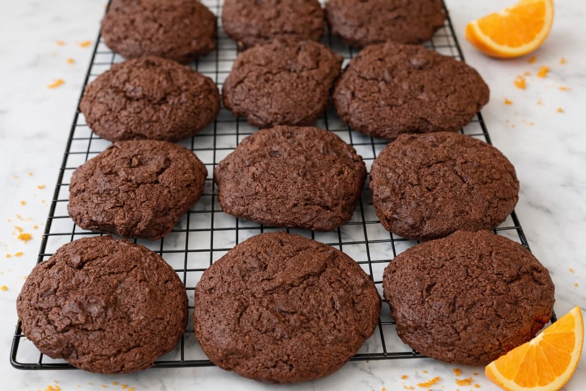 Chocolate orange cookies