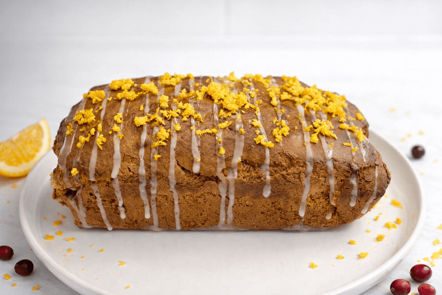 Cranberry and orange cake