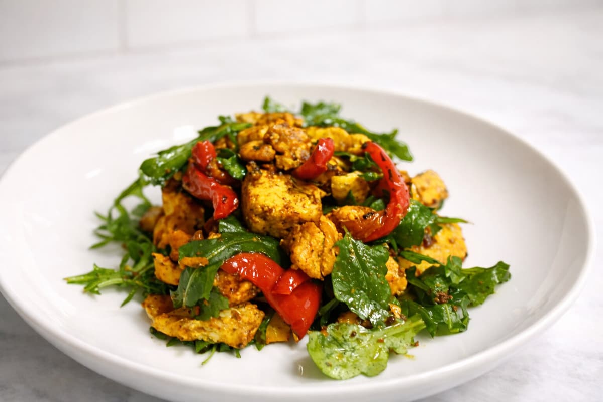 Curried tofu salad