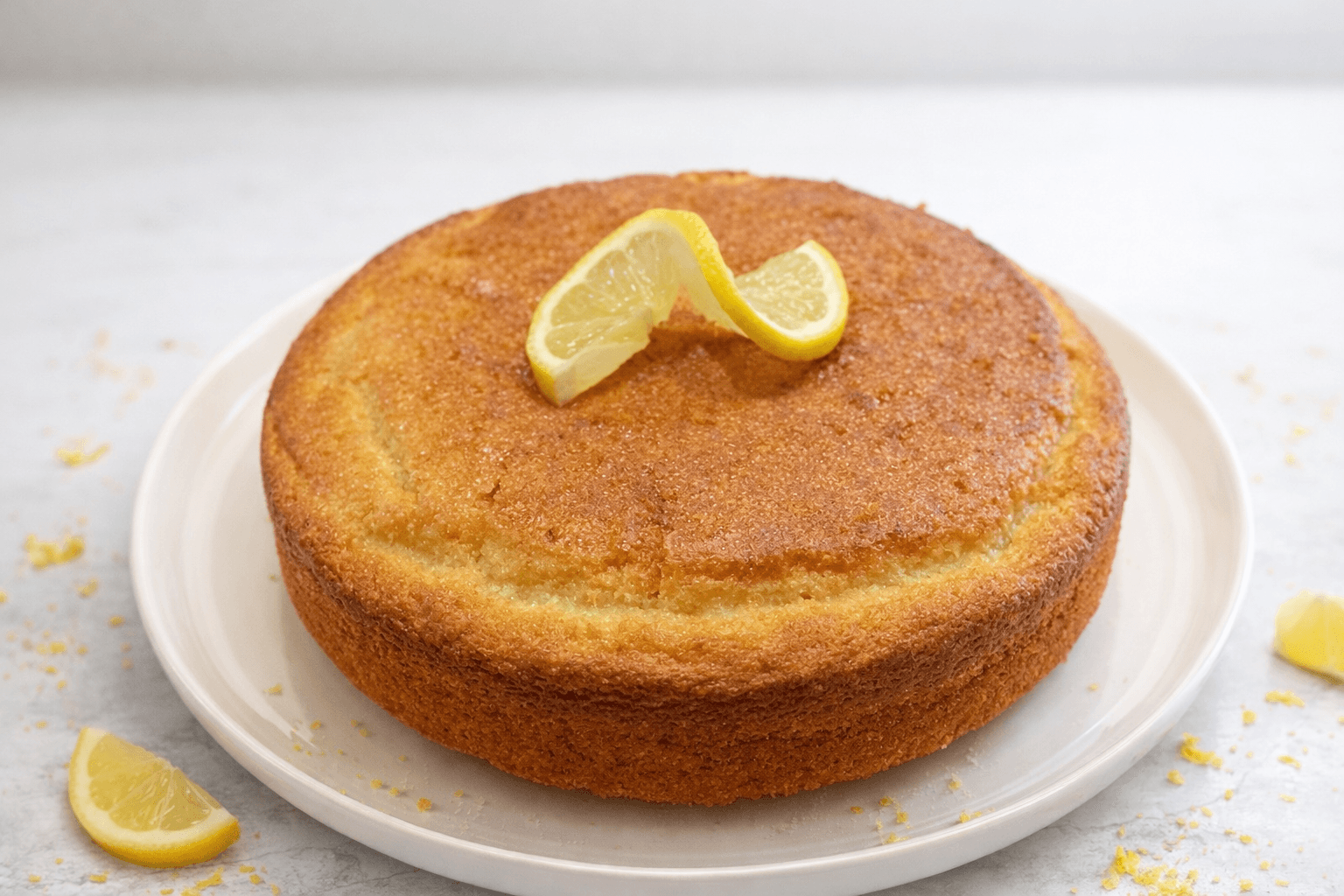 Lemon drizzle cake