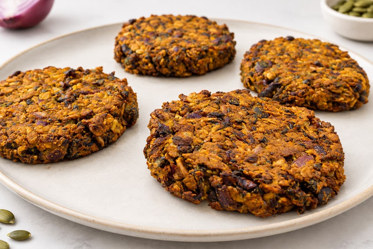 Miso veggie burgers