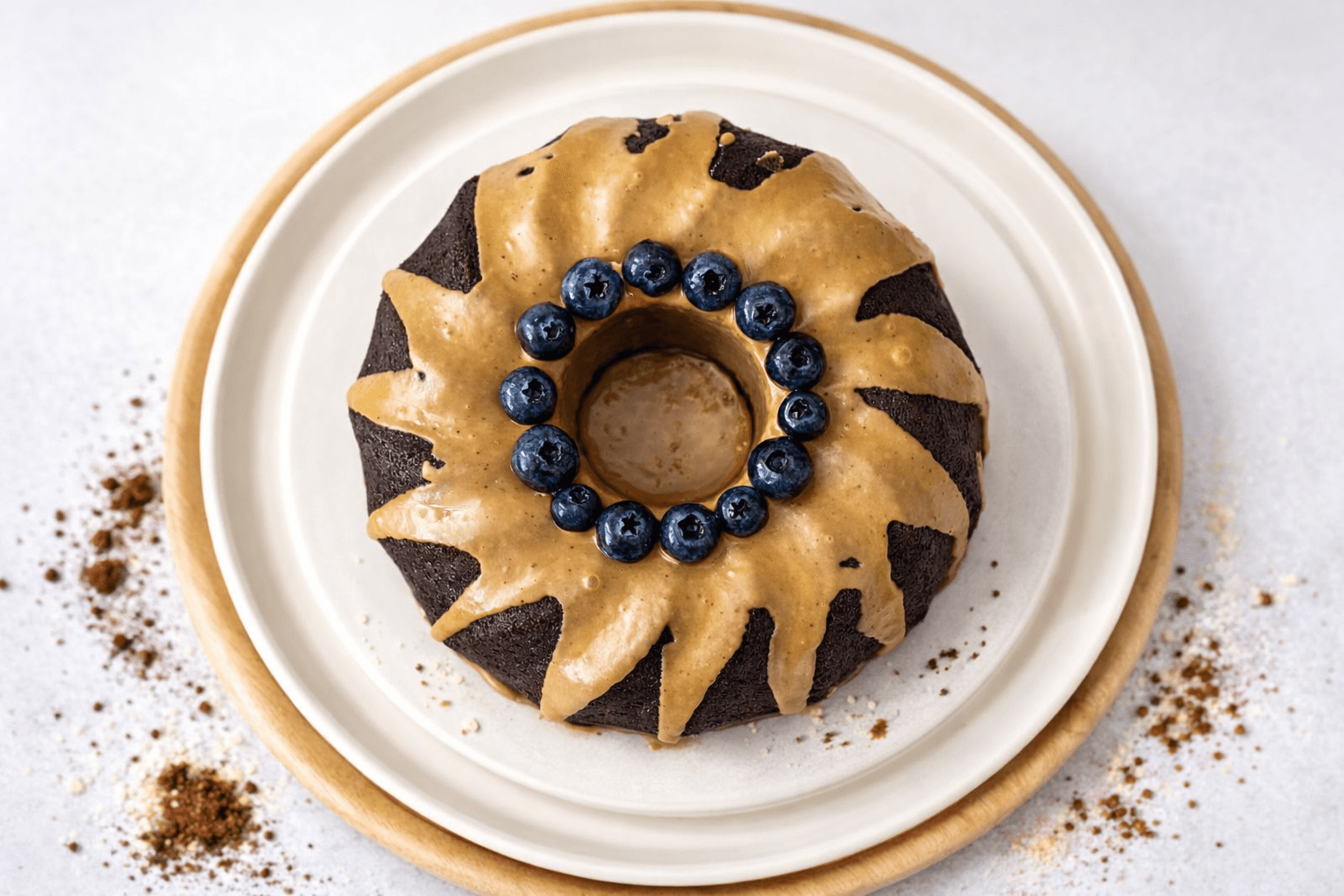 Mocha coffee bundt cake