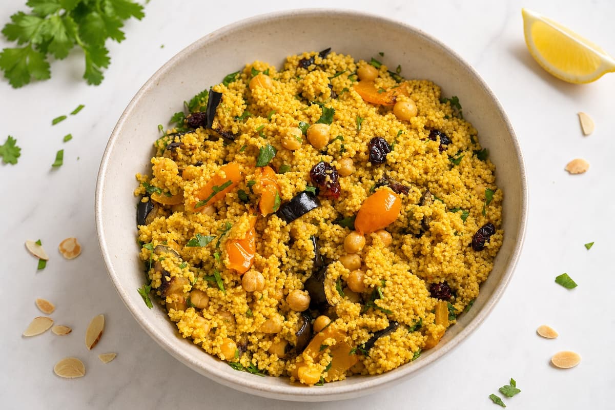 Moroccan spiced couscous