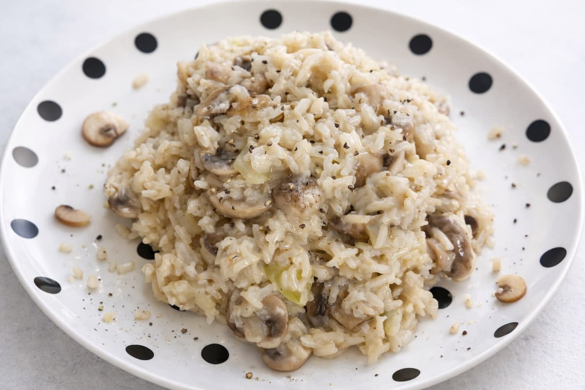 Mushroom risotto