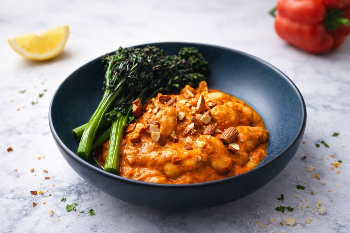 Romesco butter beans