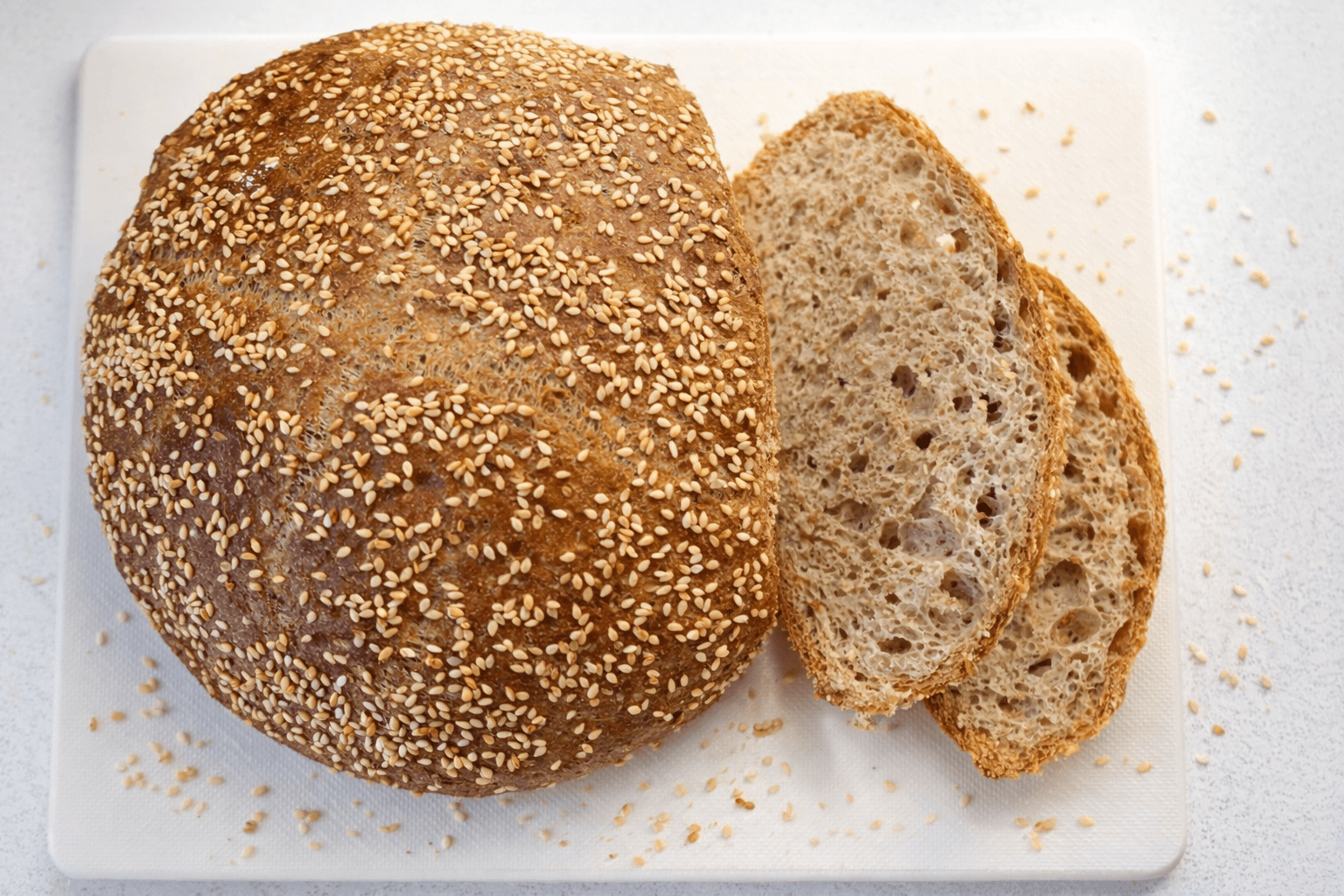 Sesame artisan bread