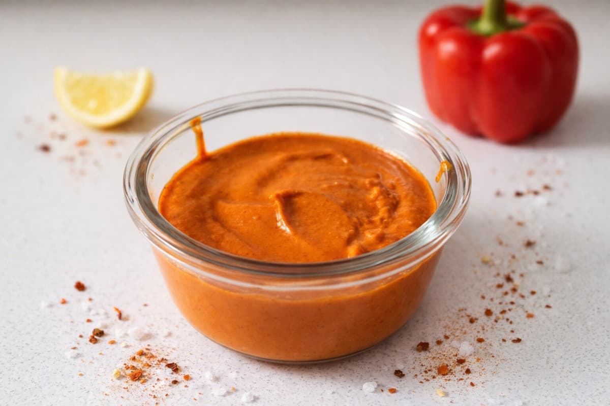 Smoky red pepper sauce