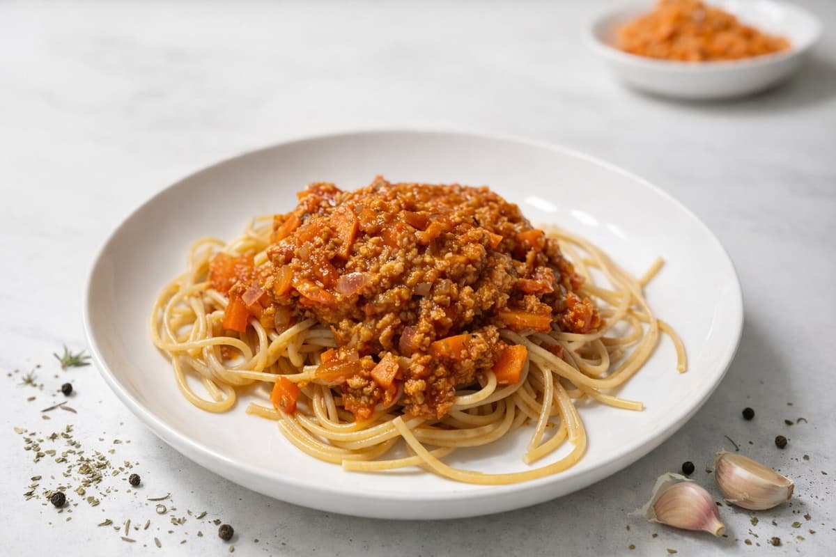 Soya mince ragu