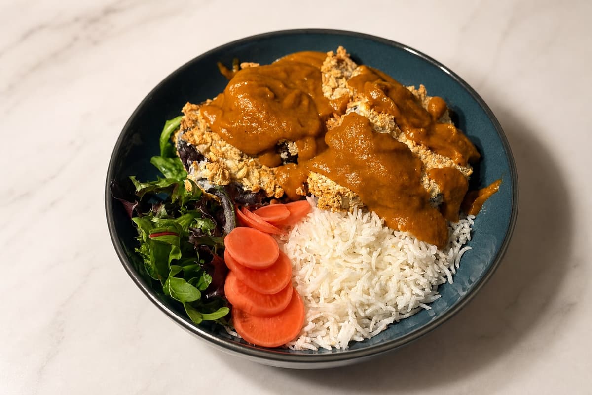 Vegetable katsu curry