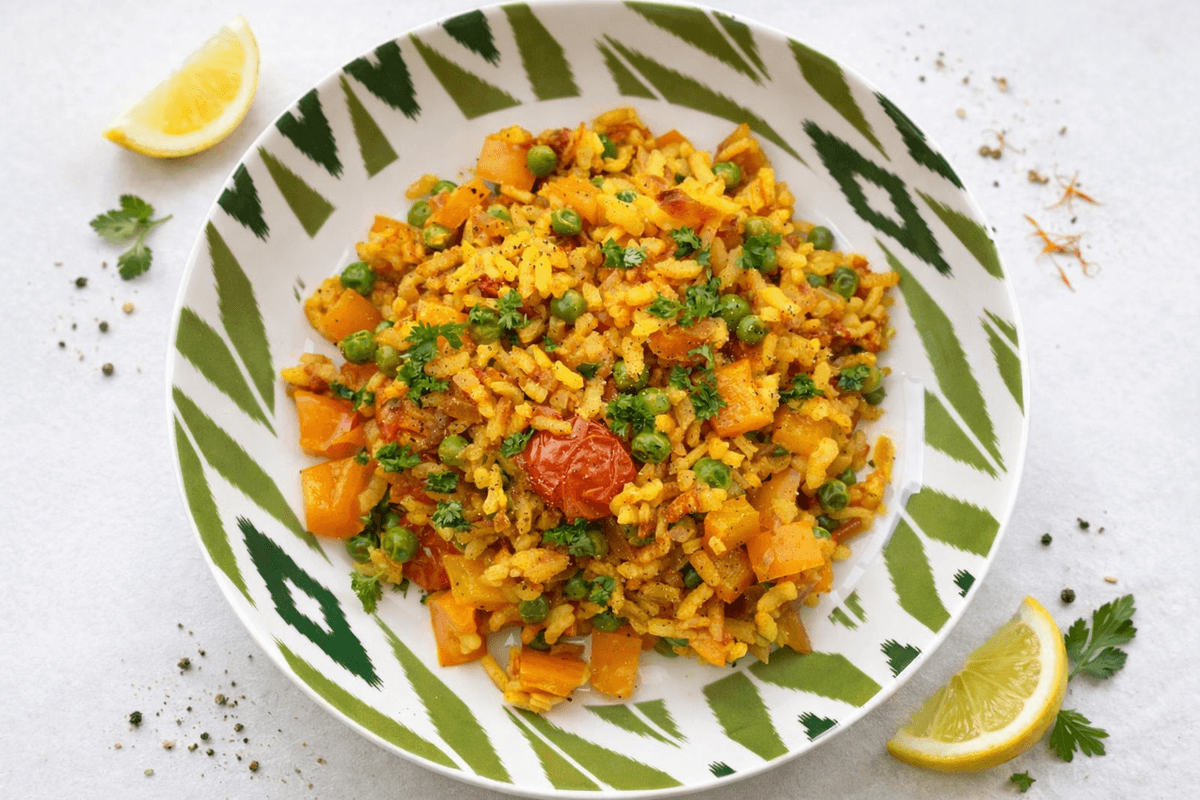 Veggie paella