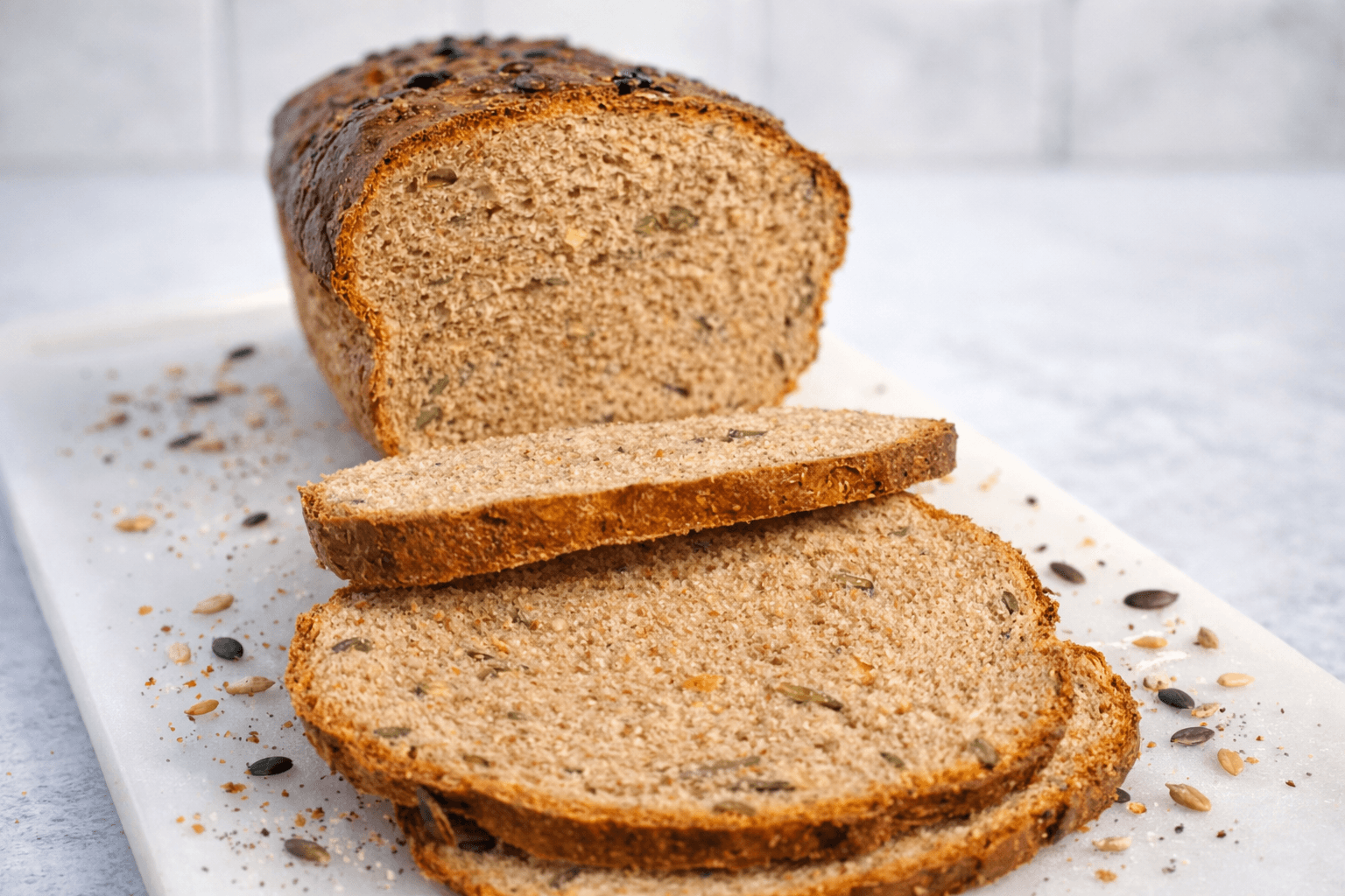 Wholemeal seeded loaf