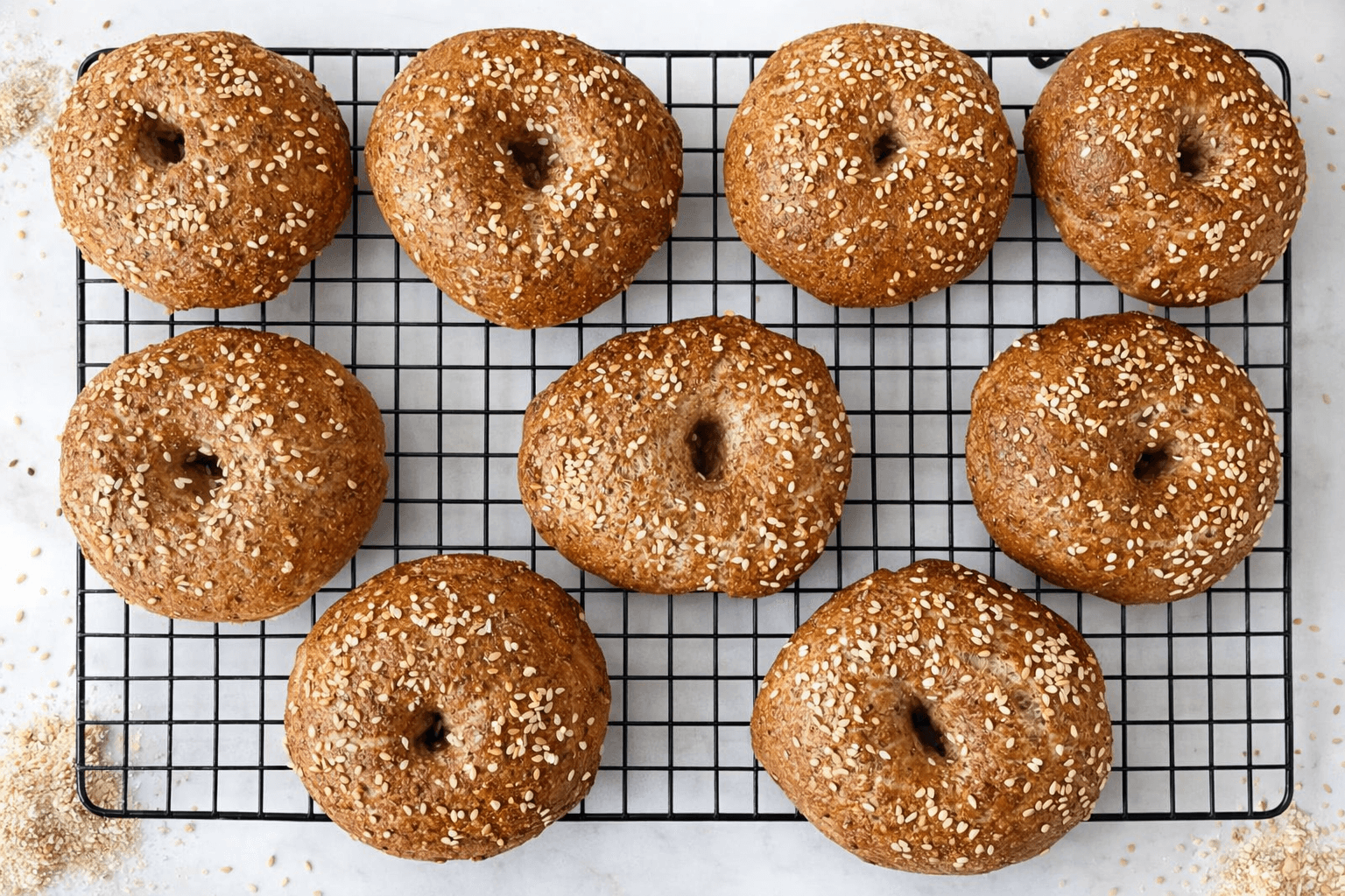 Wholewheat bagels