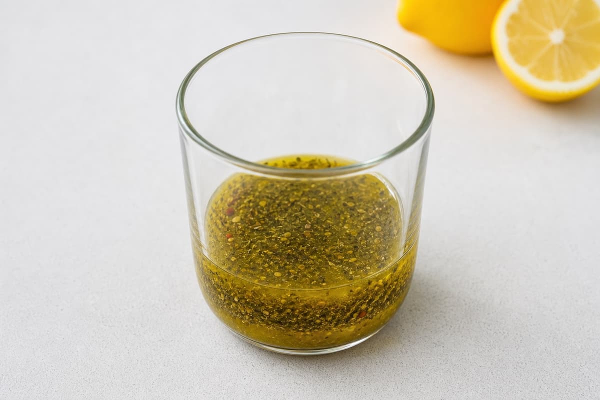 Lemon and herb dressing