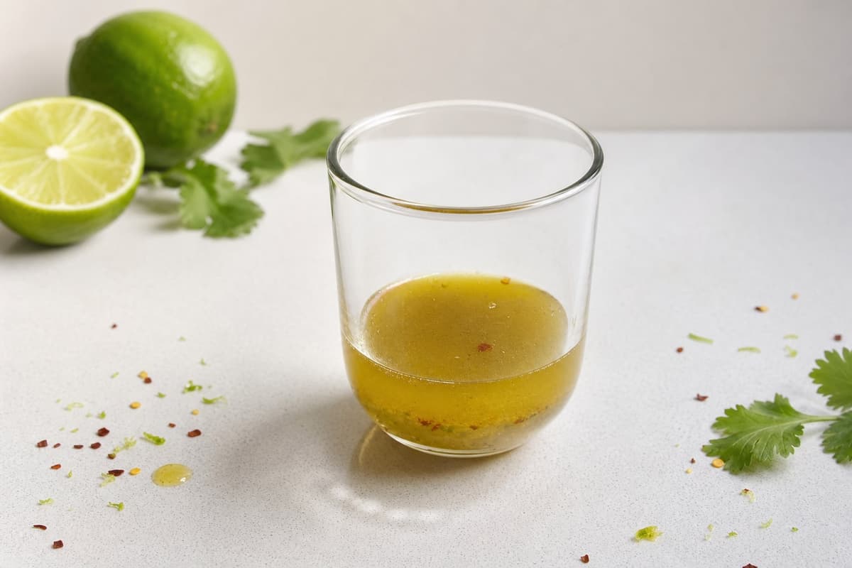 Lime and chilli dressing