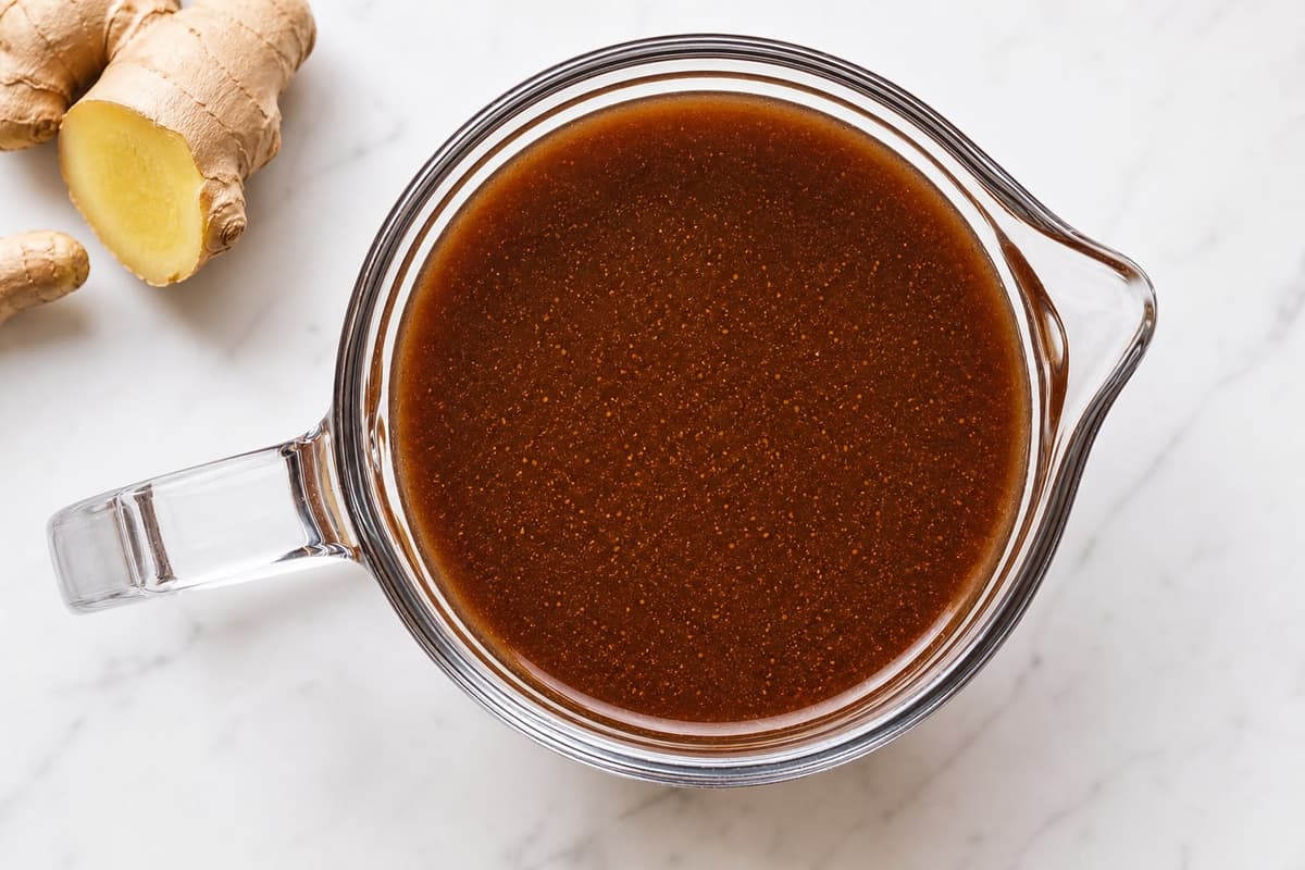 Miso and ginger stir fry sauce