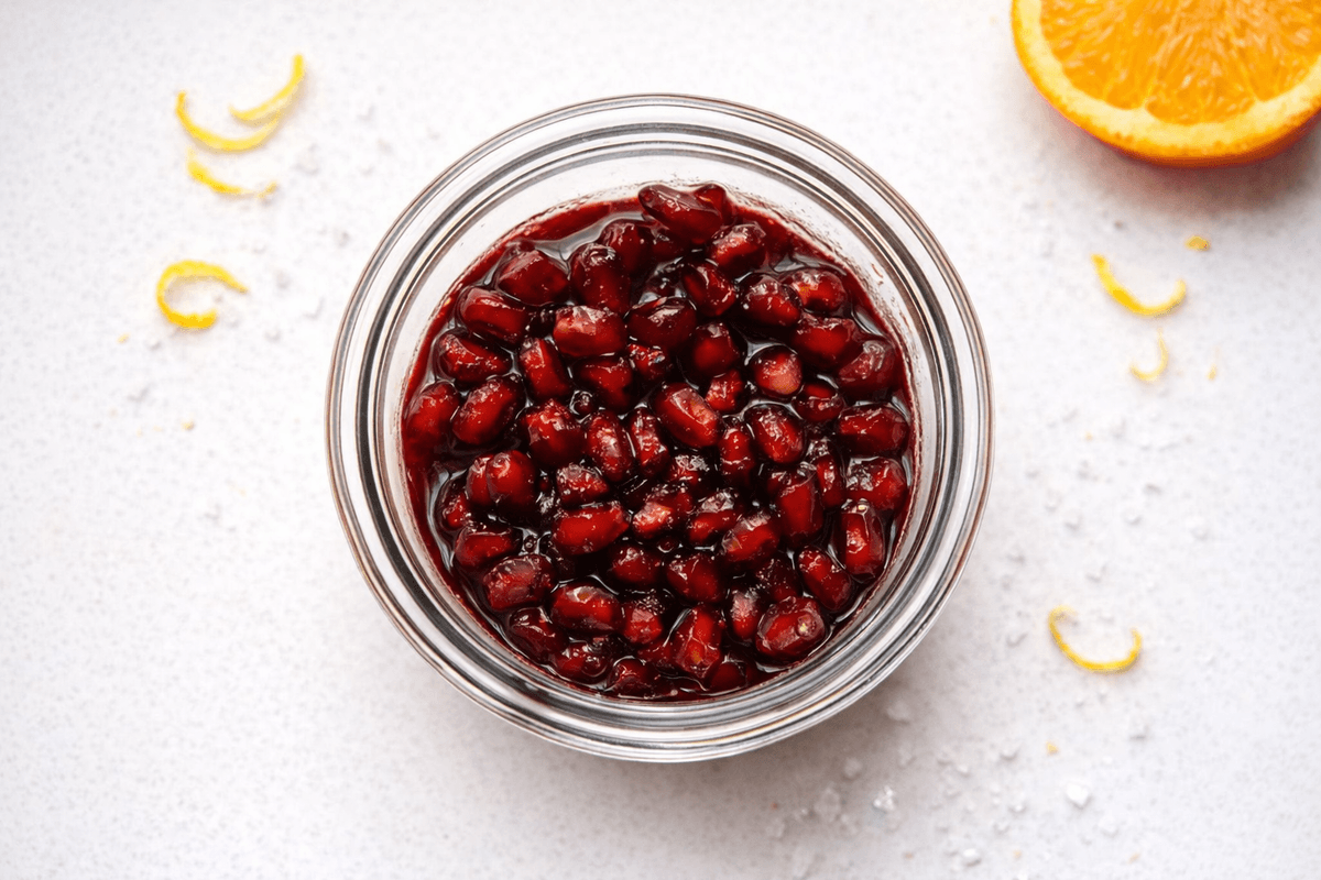 Pomegranate compote