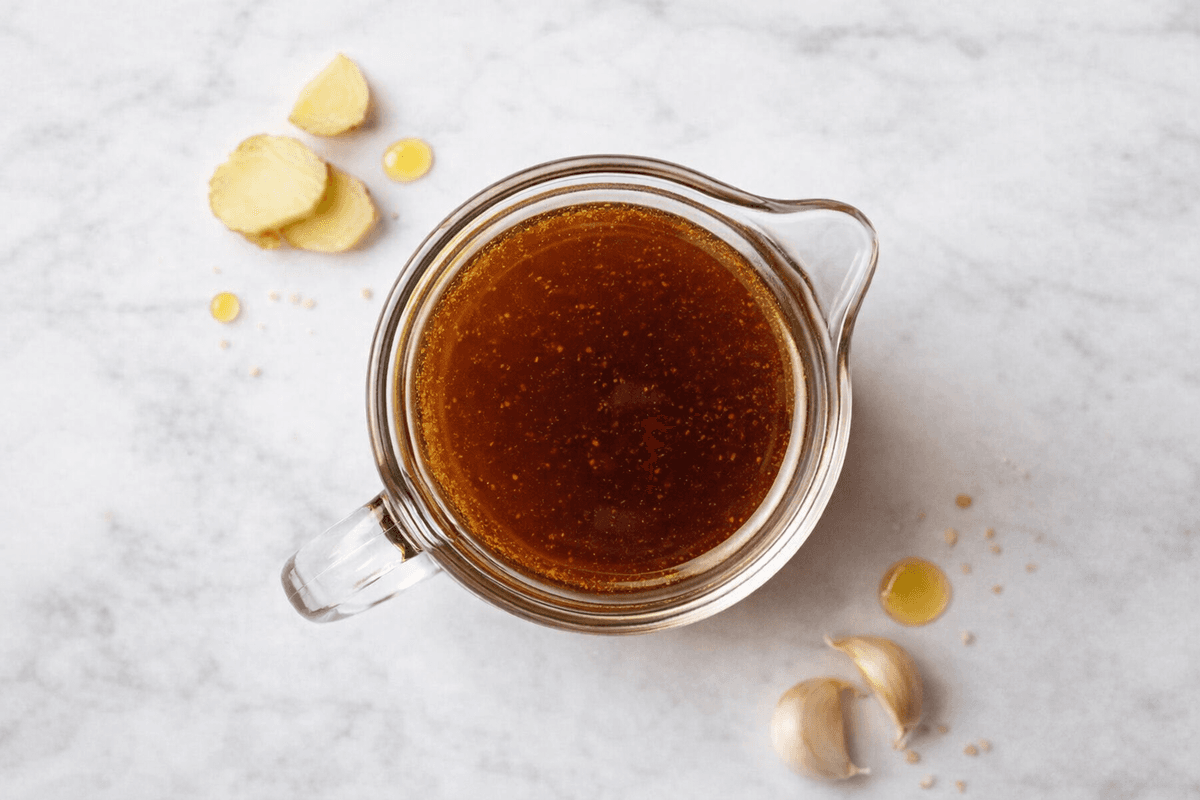 Sesame salad dressing