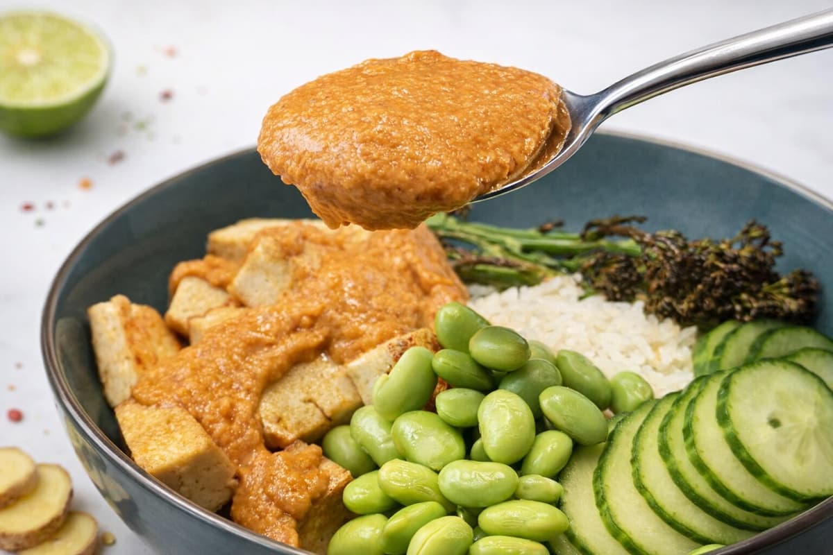 Spiced peanut sauce