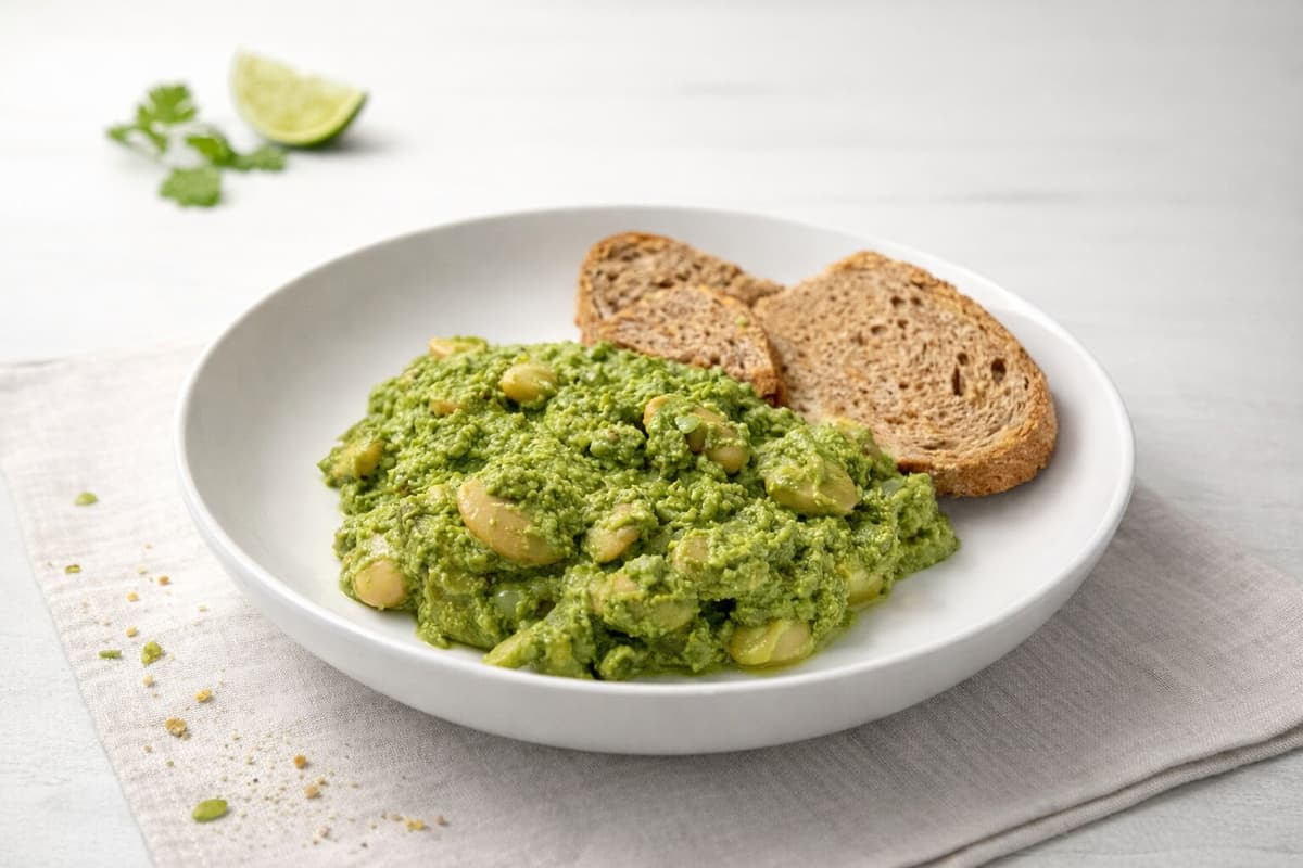 Super green butter bean shakshuka