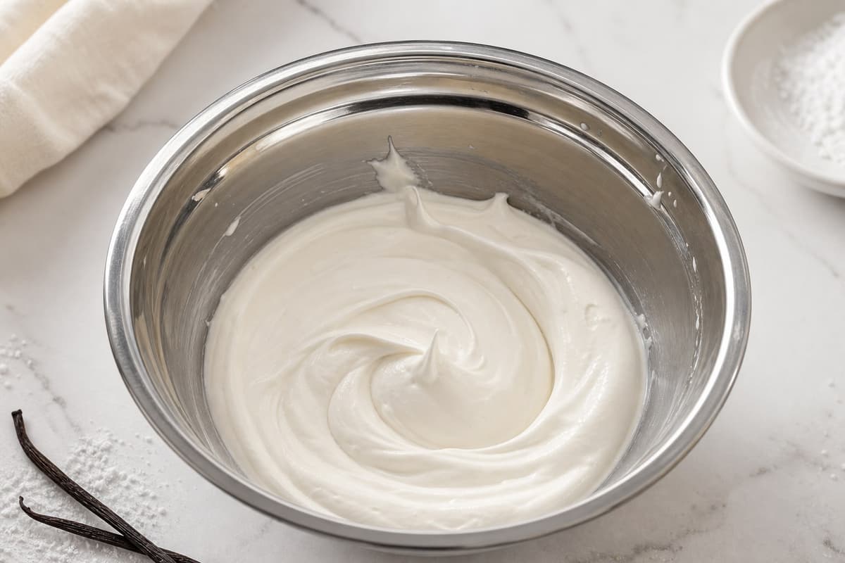 Whipped cream filling